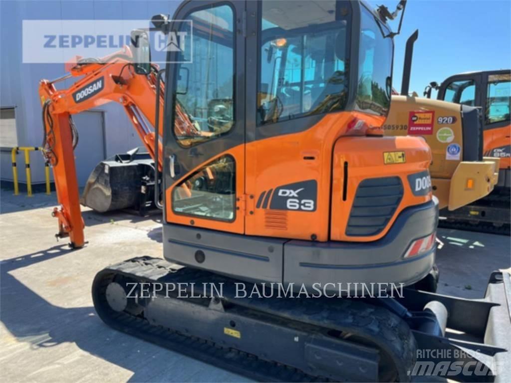 Doosan DX63-3 Pásová rýpadla