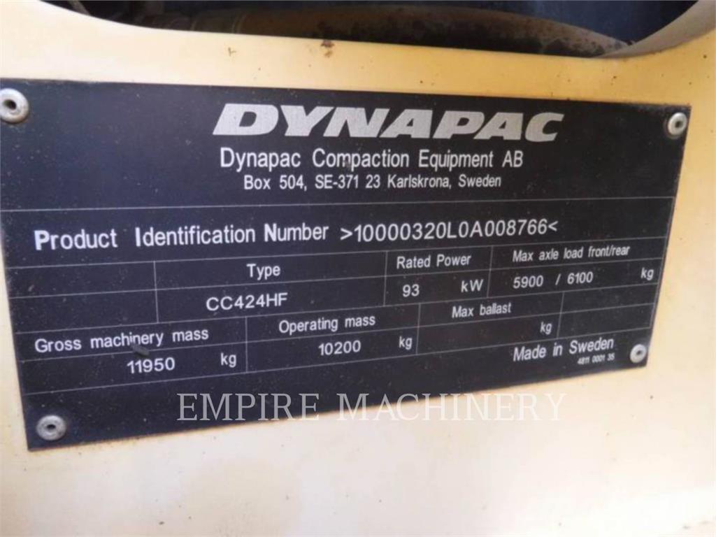Dynapac CC424HF Tandemové válce