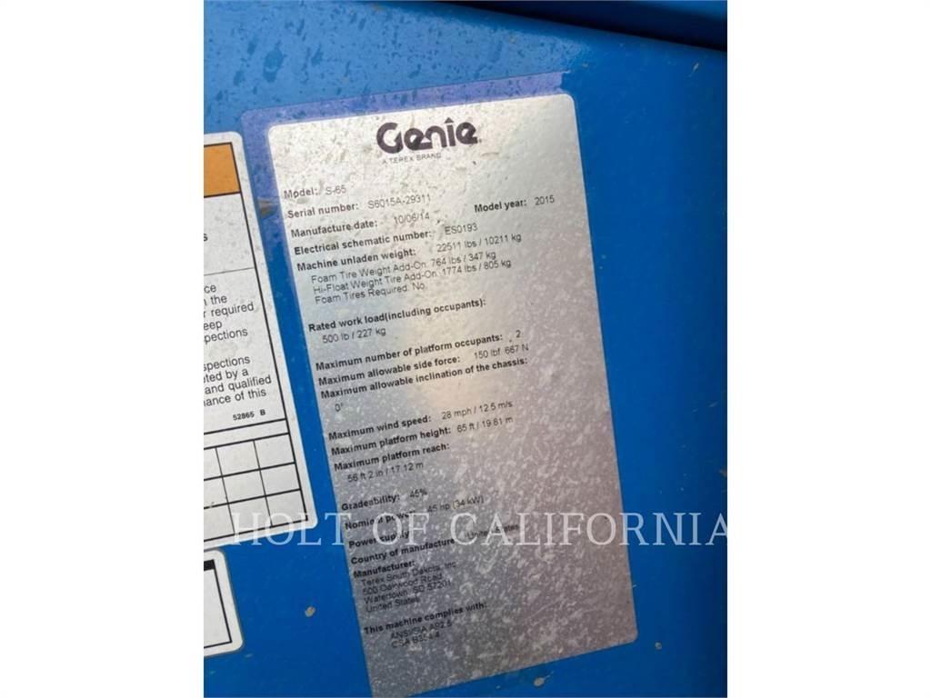 Genie BOOM S65 Kloubové plošiny