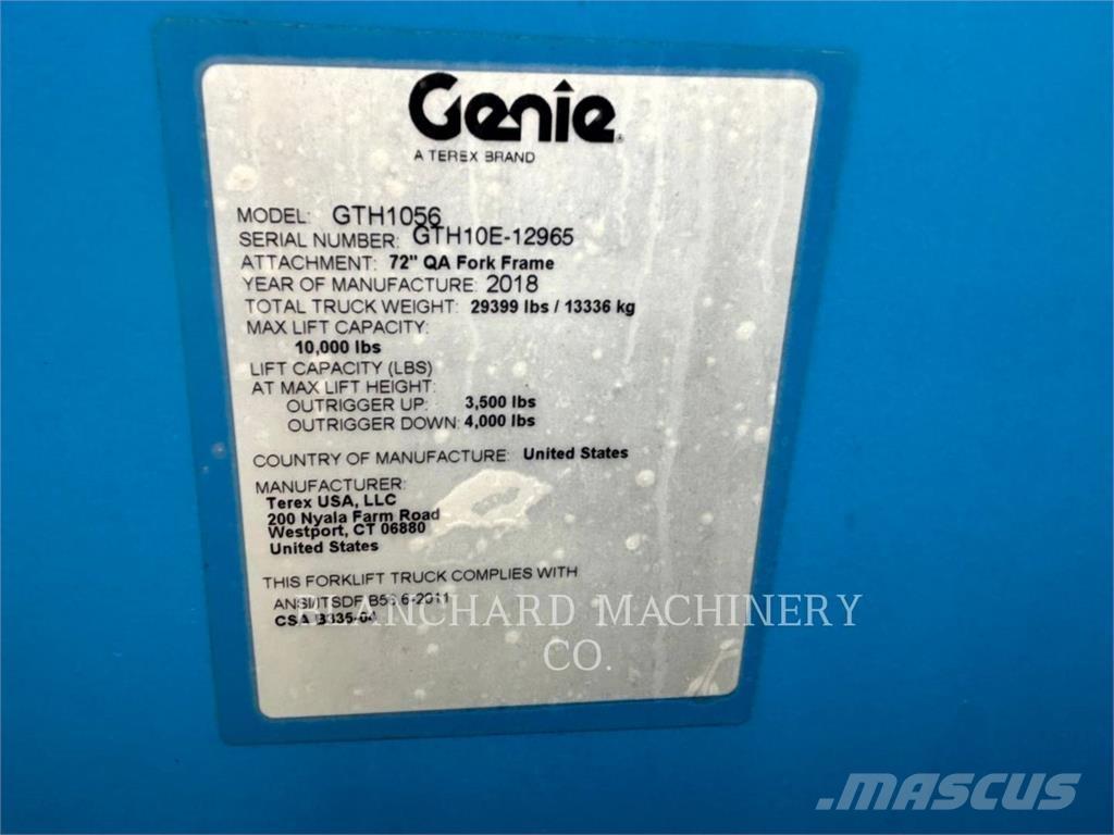 Genie GTH-1056 Teleskopické manipulátory
