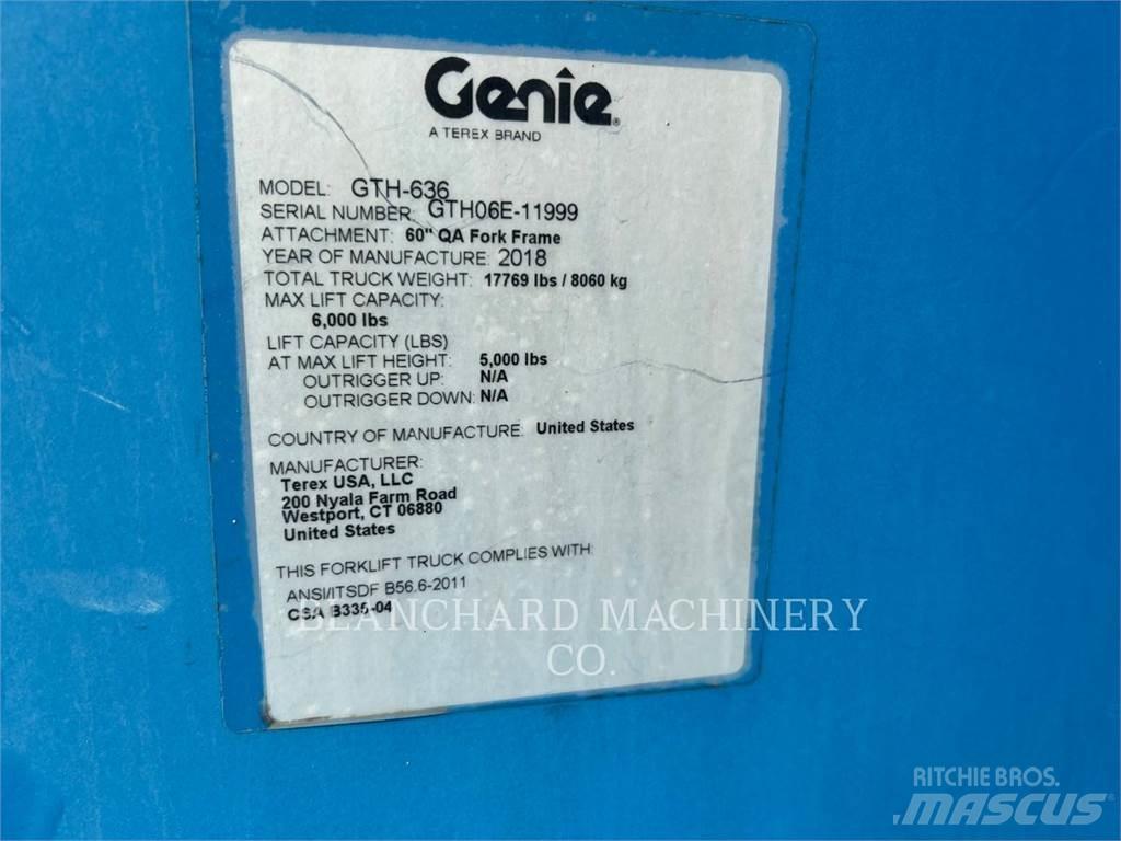 Genie GTH-636 Teleskopické manipulátory