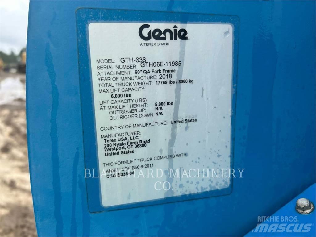 Genie GTH-636 Teleskopické manipulátory