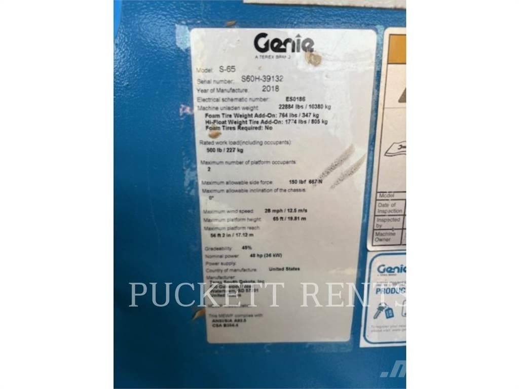 Genie S-65 Kloubové plošiny