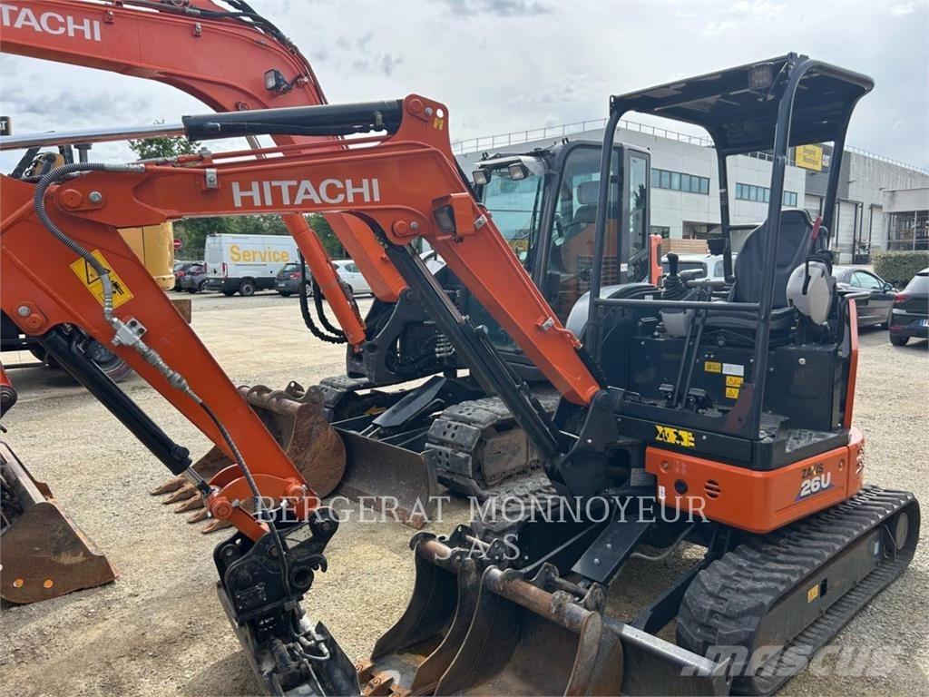 Hitachi ZX26U-6 Pásová rýpadla