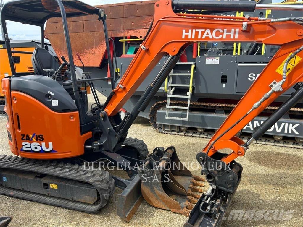 Hitachi ZX26U-6 Pásová rýpadla
