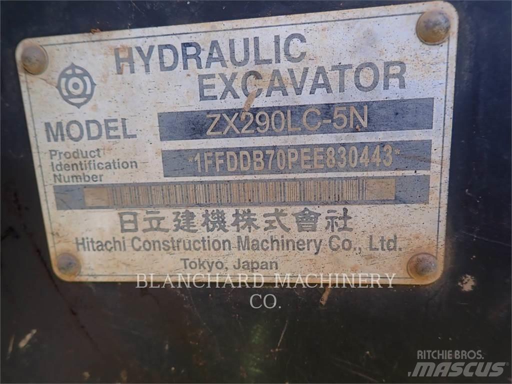 Hitachi ZX290LC-5 Pásová rýpadla