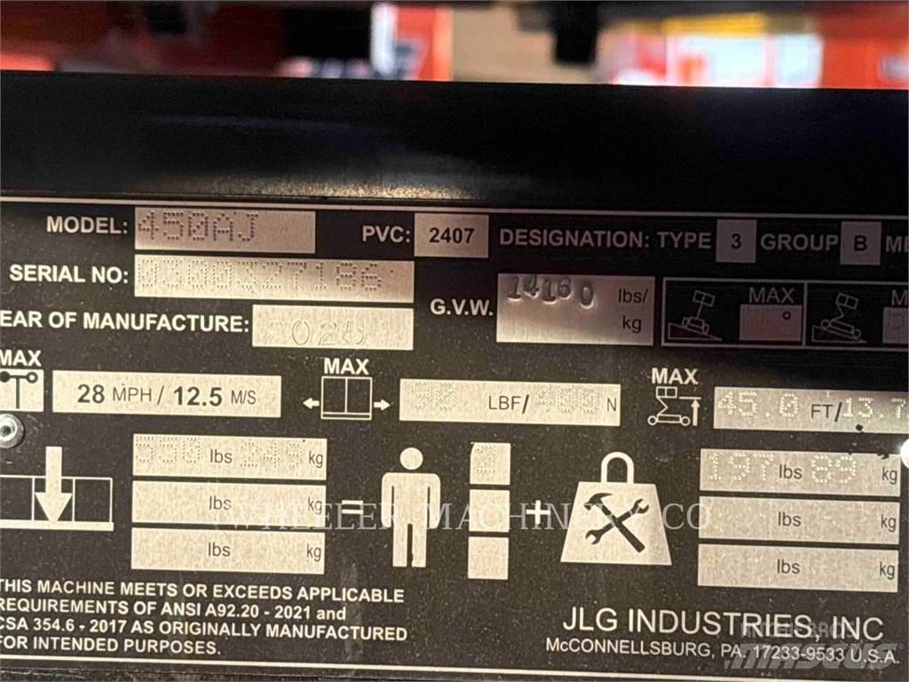 JLG 450AJ Kloubové plošiny