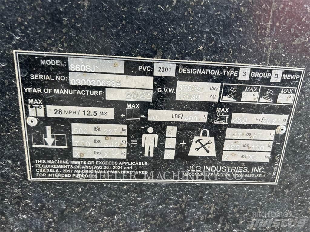 JLG 860SJ SP Kloubové plošiny