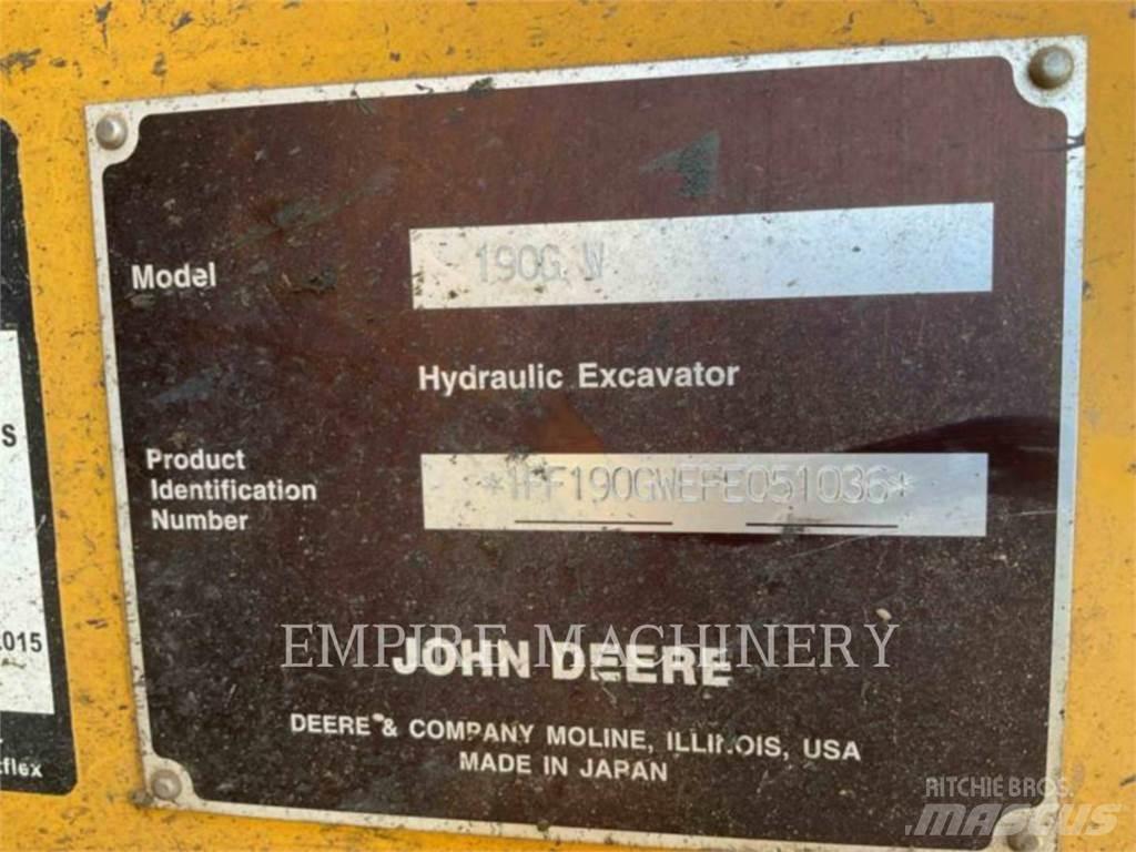 John Deere 190G Pásová rýpadla