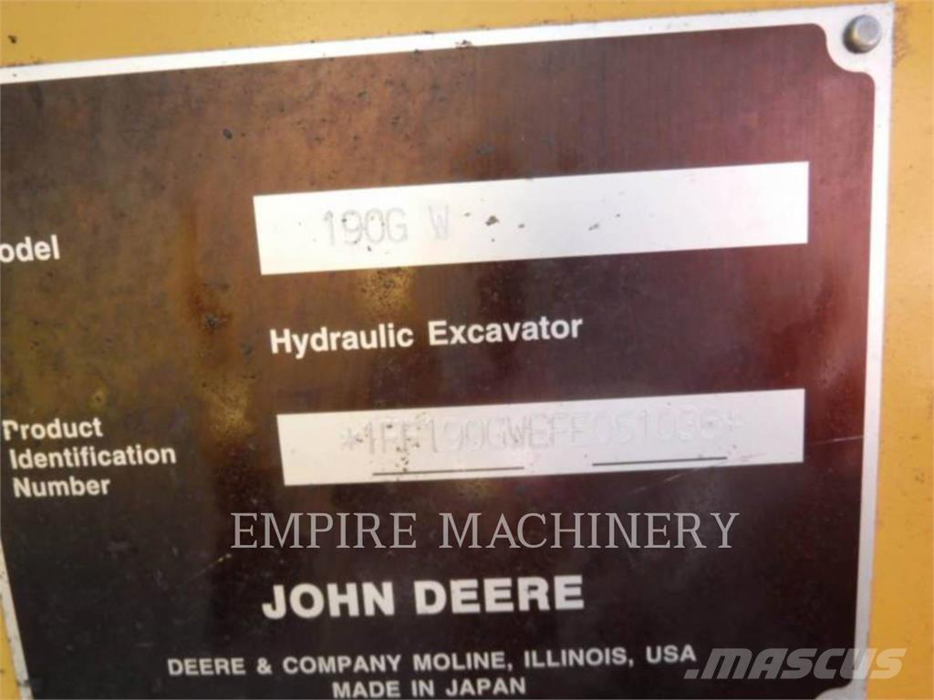 John Deere 190G Pásová rýpadla