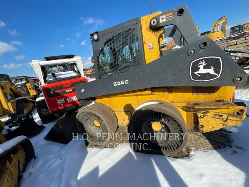John Deere 324G Smykem řízené nakladače