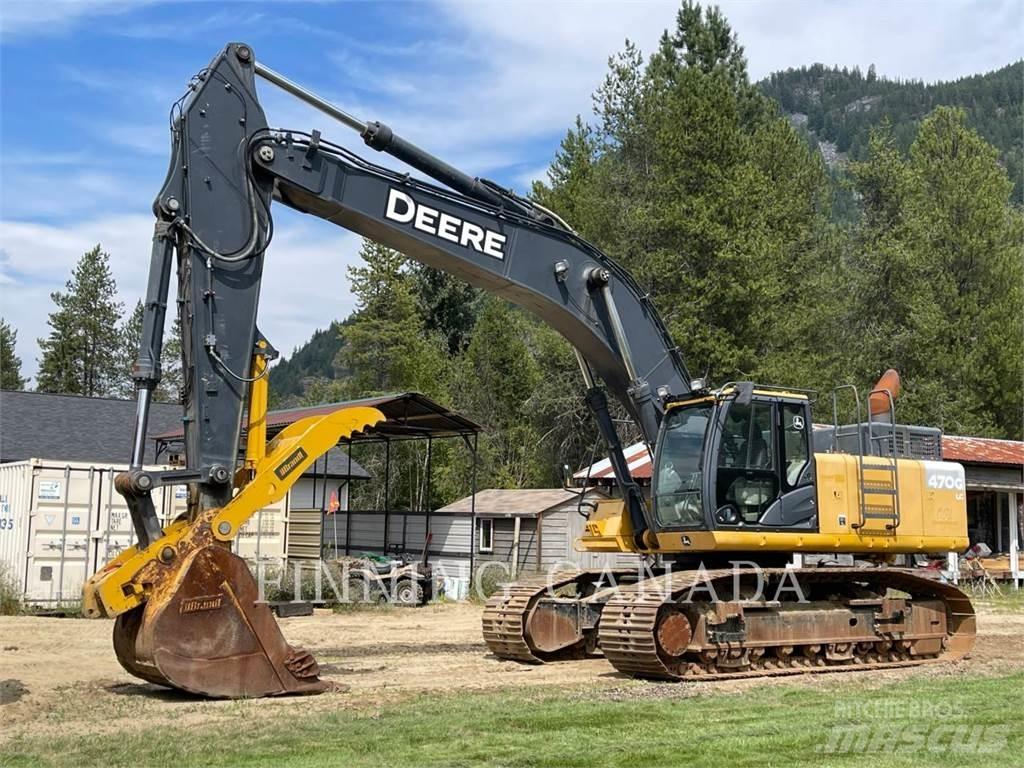 John Deere 470G Pásová rýpadla