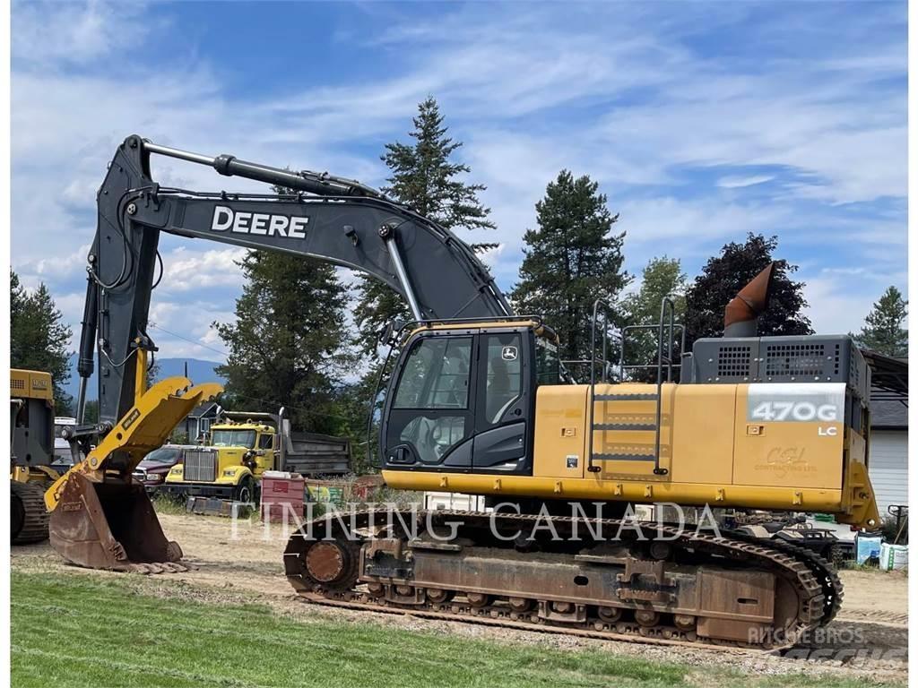 John Deere 470G Pásová rýpadla