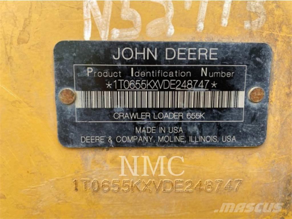 John Deere 655 Pásové nakladače