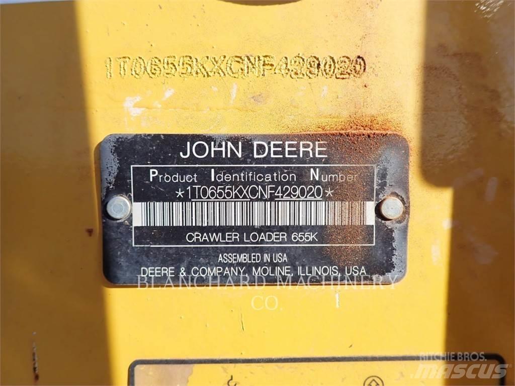 John Deere 655K Pásové nakladače