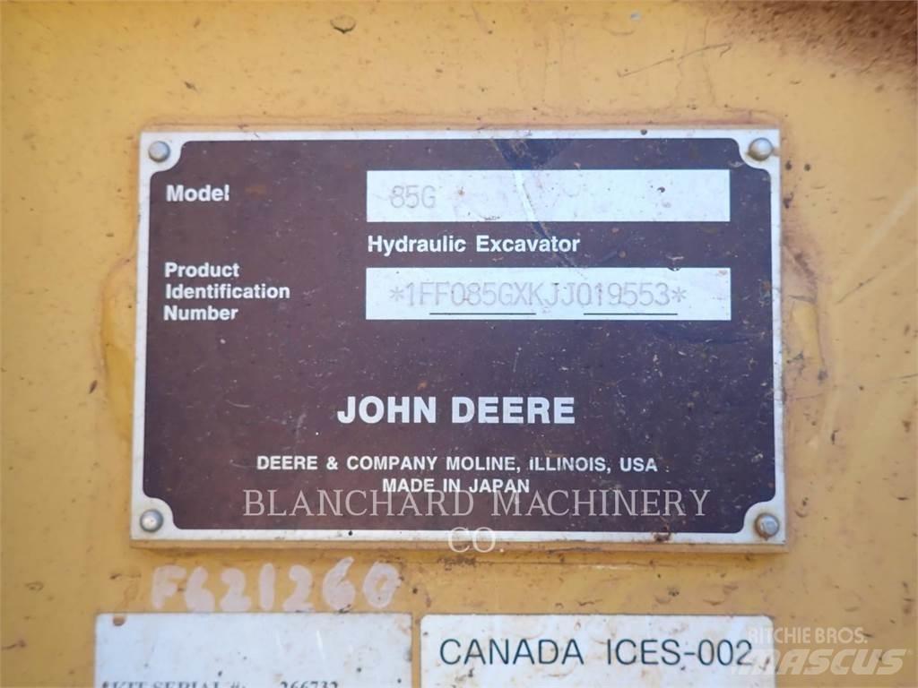 John Deere 85G Pásová rýpadla