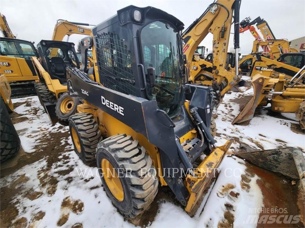 John Deere & CO. 324G Smykem řízené nakladače