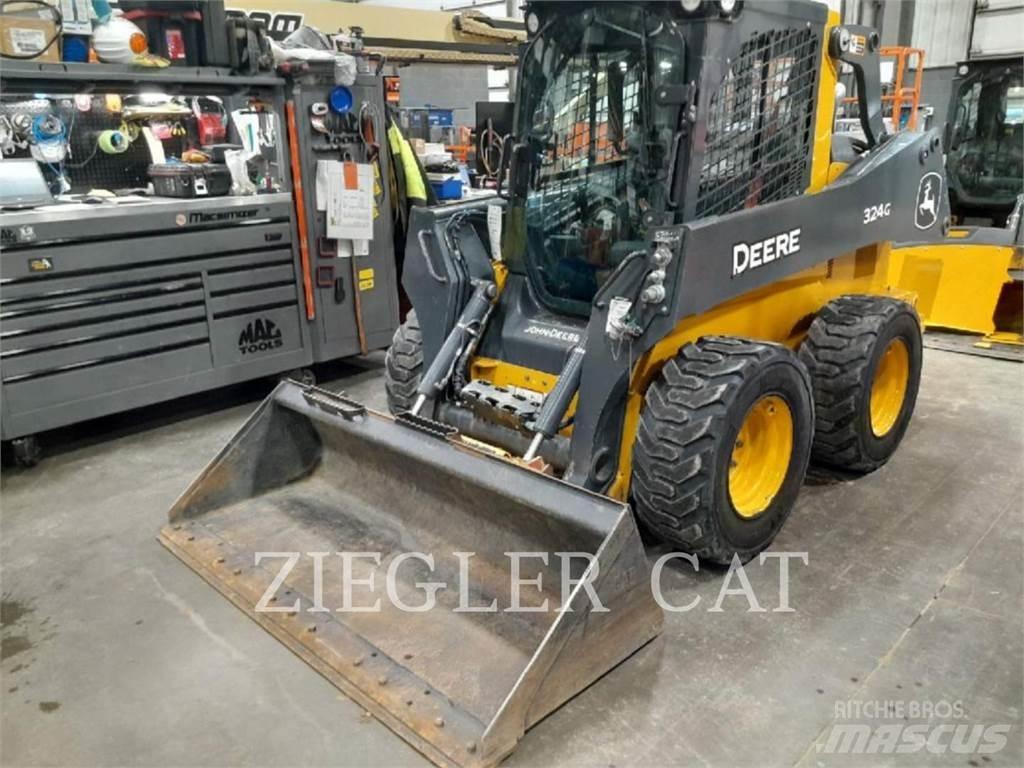 John Deere & CO. 324G Smykem řízené nakladače