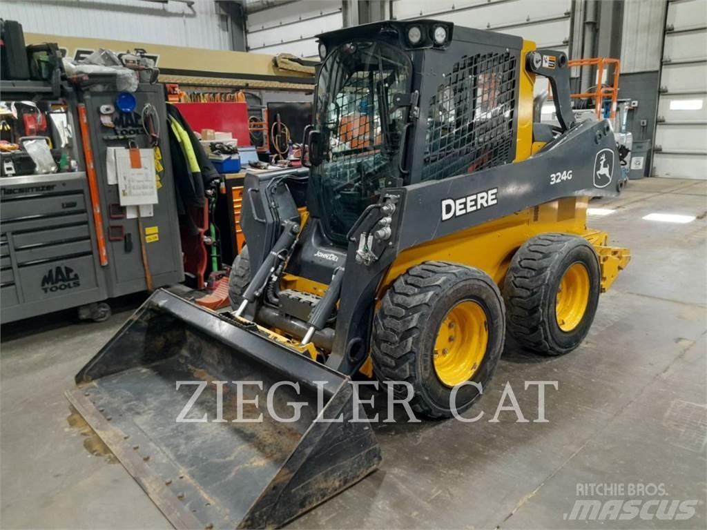 John Deere & CO. 324G Smykem řízené nakladače