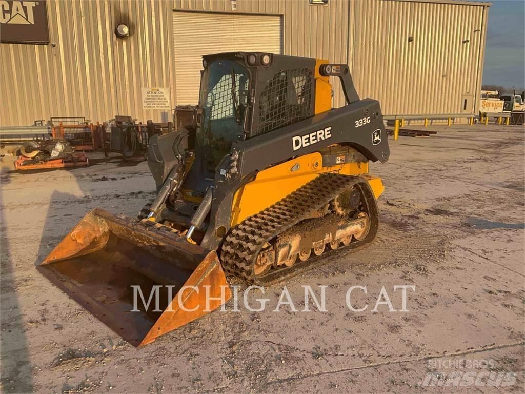 John Deere & CO. 333G Smykem řízené nakladače