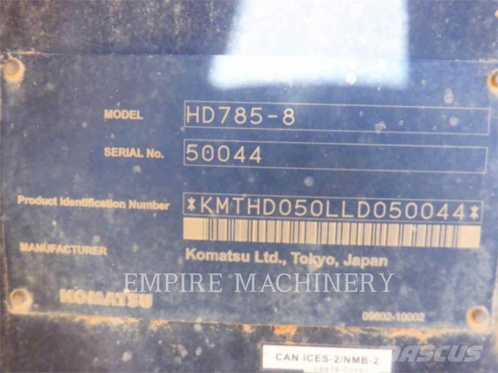 Komatsu HD785-8 Kloubové dempry