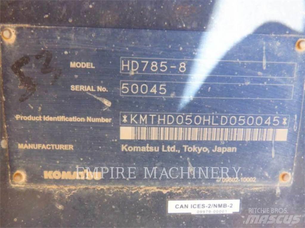 Komatsu HD785-8 Kloubové dempry