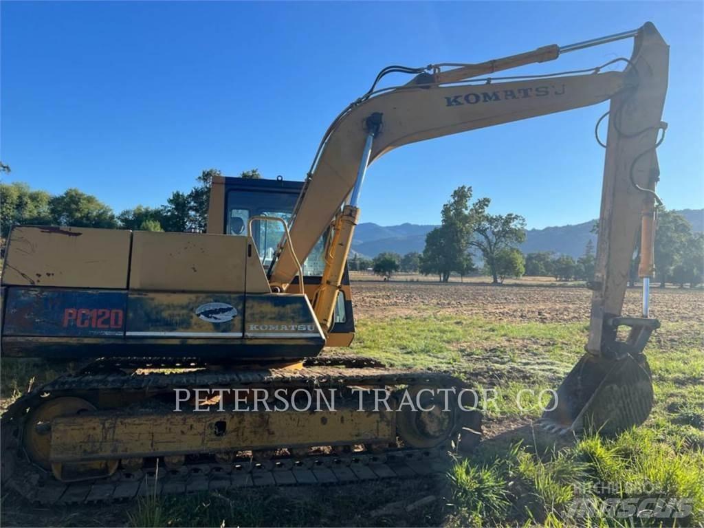 Komatsu PC120 Pásová rýpadla