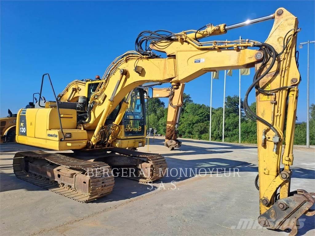 Komatsu PC130 Pásová rýpadla