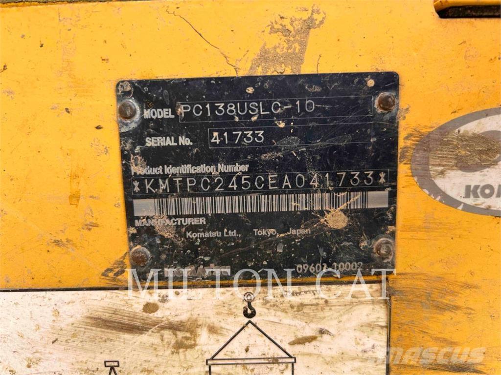 Komatsu PC138USLC-10 Pásová rýpadla