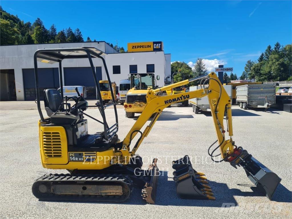 Komatsu PC14R HS Pásová rýpadla