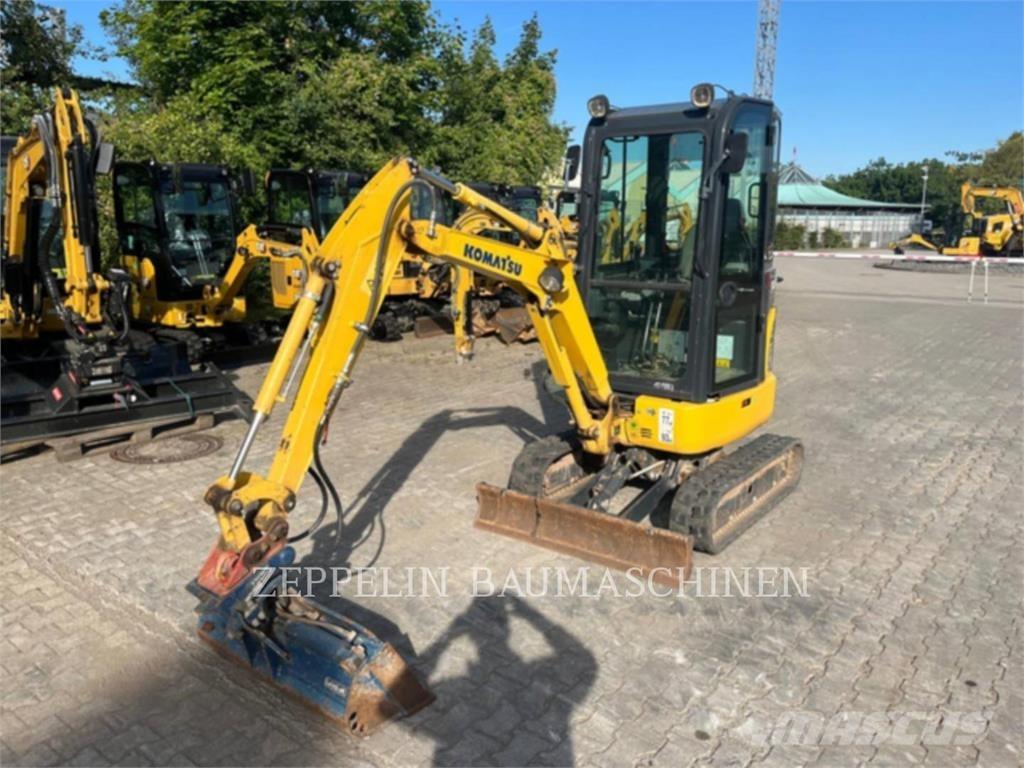 Komatsu PC16R Pásová rýpadla