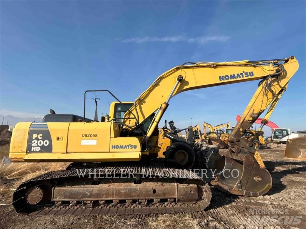 Komatsu PC200-8 Pásová rýpadla