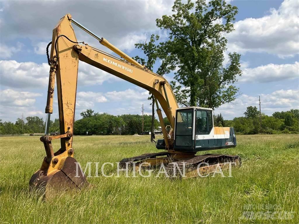 Komatsu PC220 Pásová rýpadla