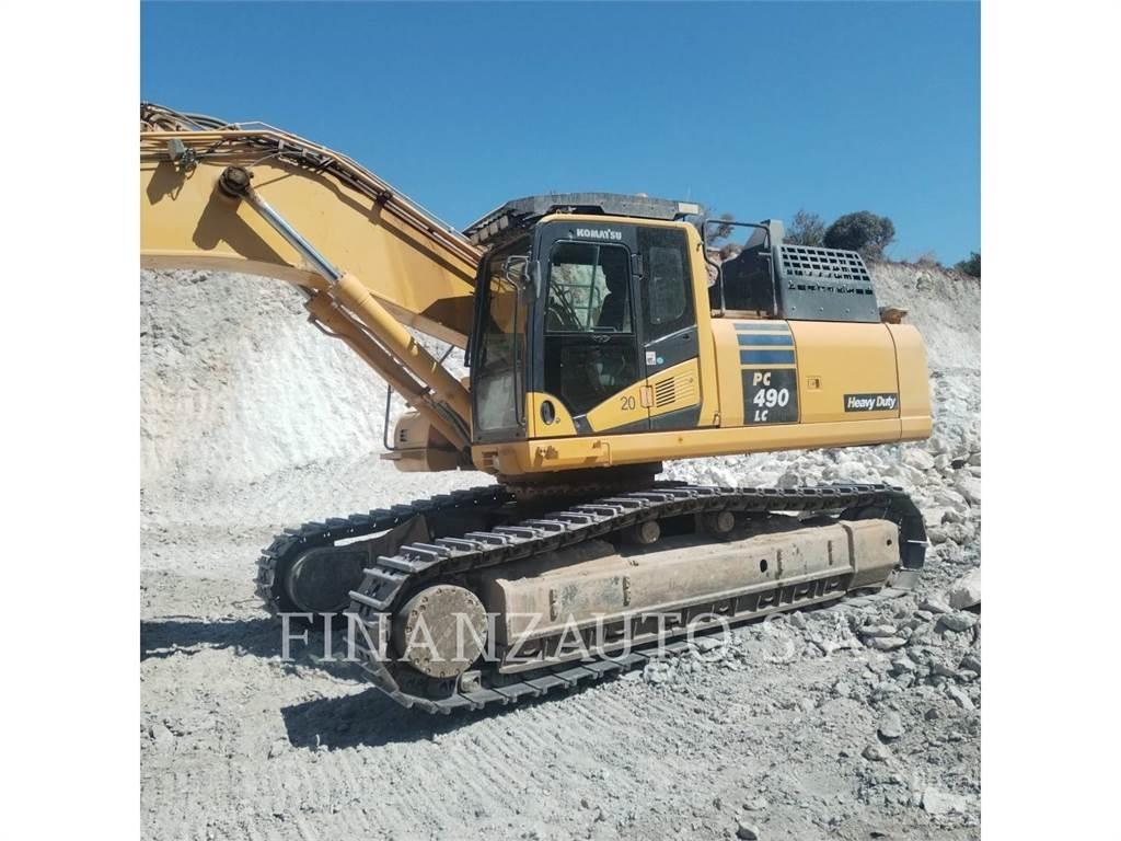 Komatsu PC490 Pásová rýpadla