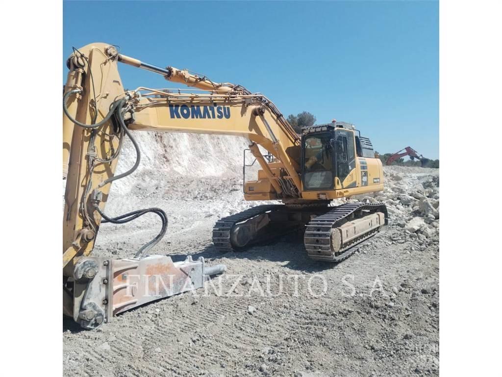 Komatsu PC490 Pásová rýpadla
