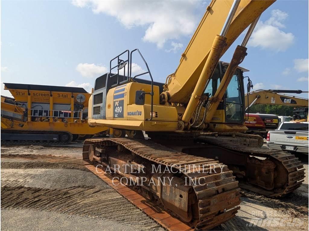 Komatsu PC490 Pásová rýpadla