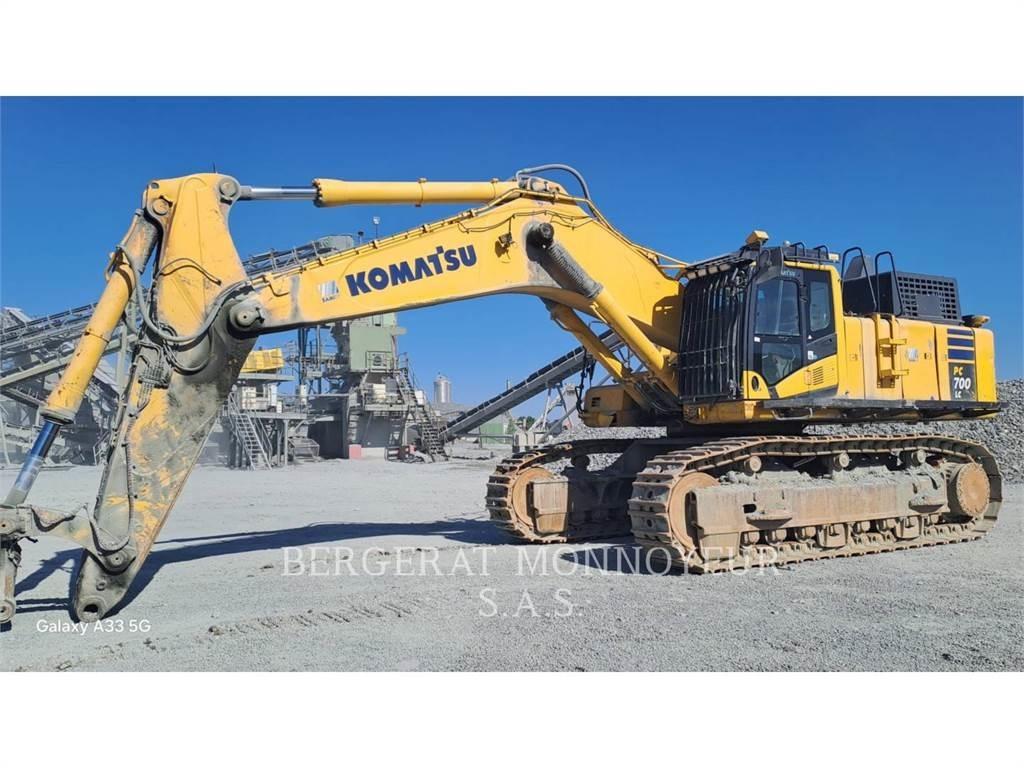 Komatsu PC700LC Pásová rýpadla