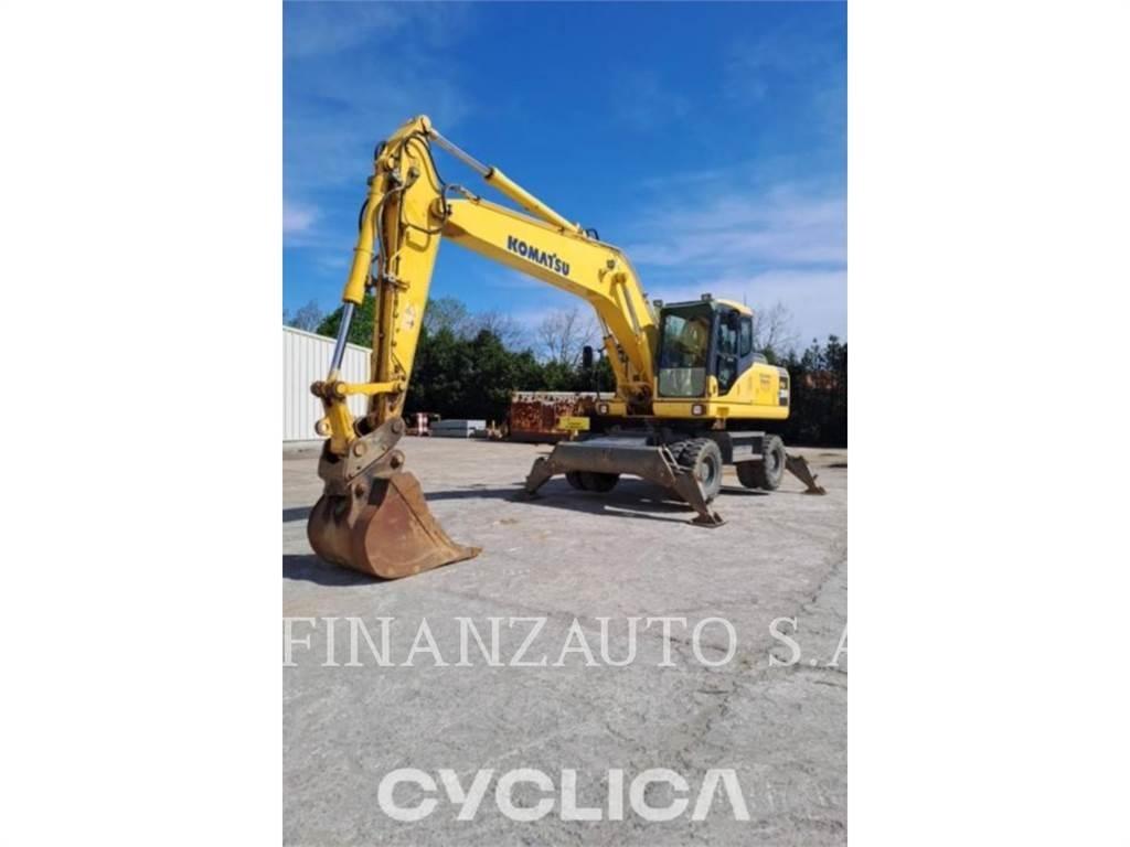 Komatsu PW200-7 Kolová rýpadla