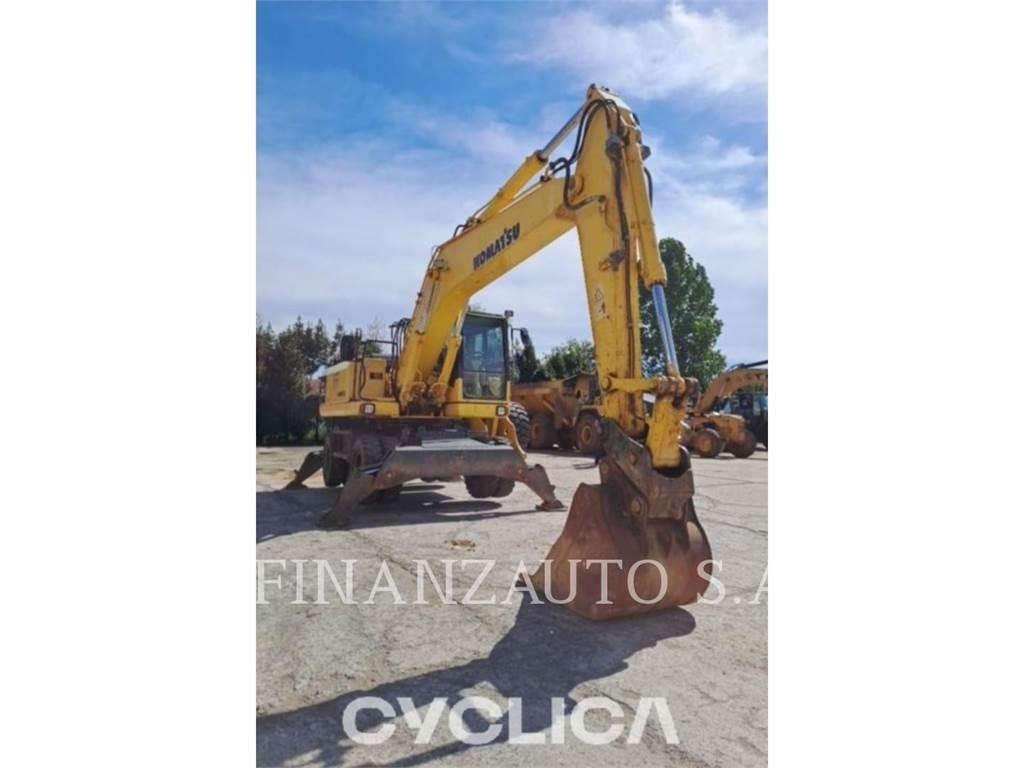 Komatsu PW200-7 Kolová rýpadla