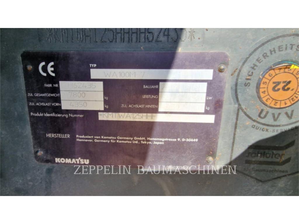 Komatsu WA100M-7 Kolové nakladače