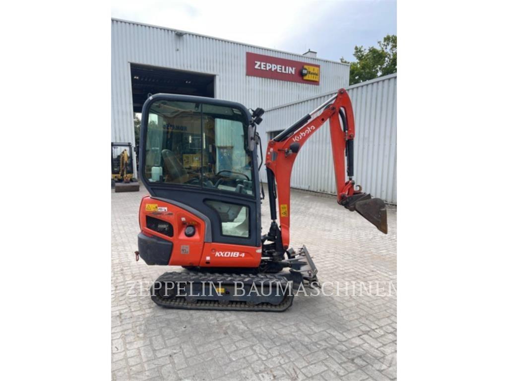 Kubota KX018-4 Pásová rýpadla