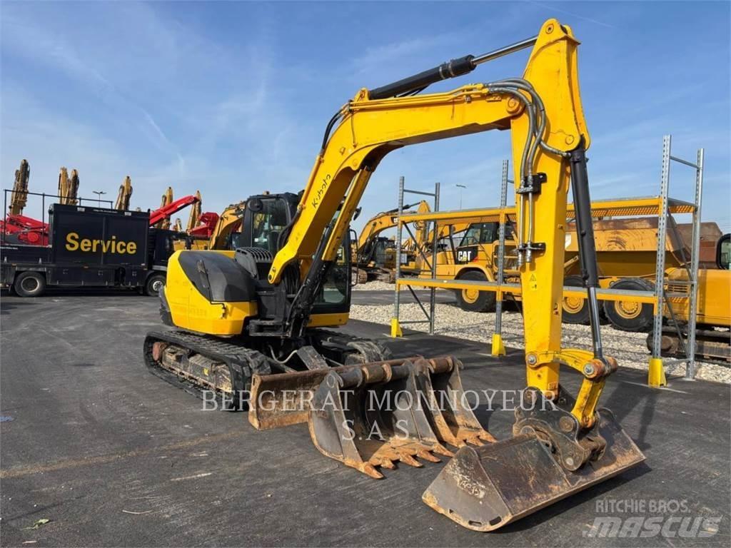 Kubota KX080.4 Pásová rýpadla