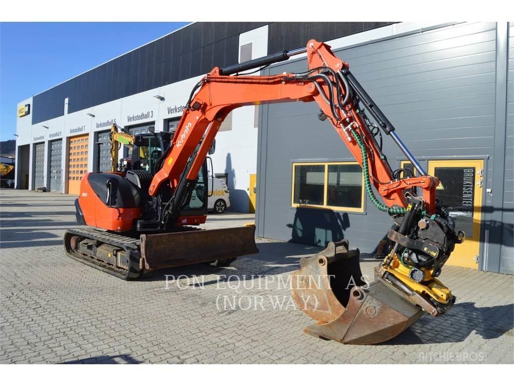 Kubota KX80 Pásová rýpadla