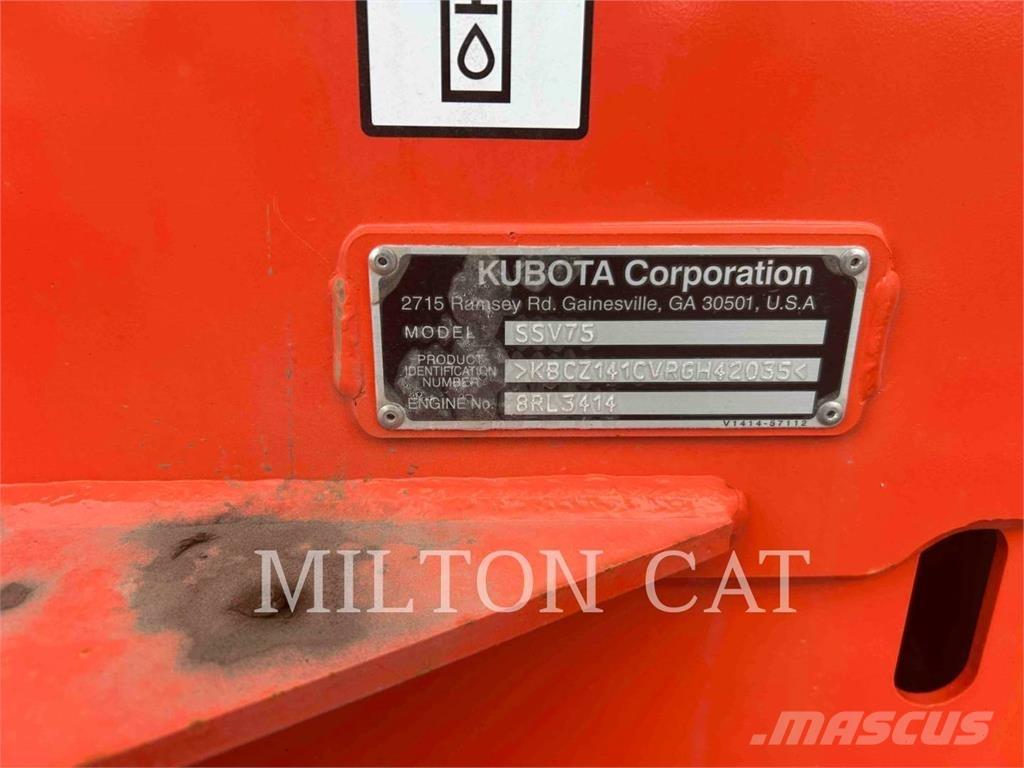 Kubota SSV 75 Smykem řízené nakladače
