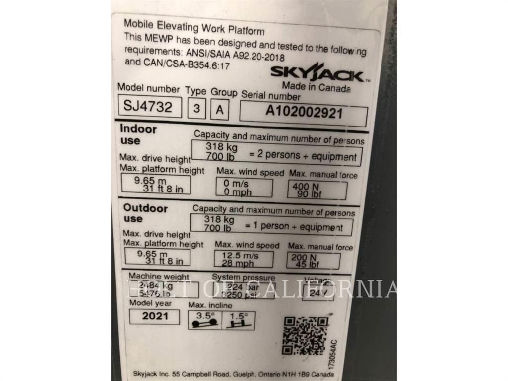 Skyjack SCISSOR32E Nůžková zvedací plošina
