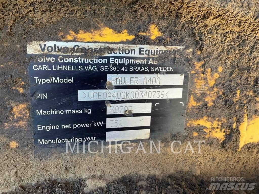 Volvo A40G Kloubové dempry