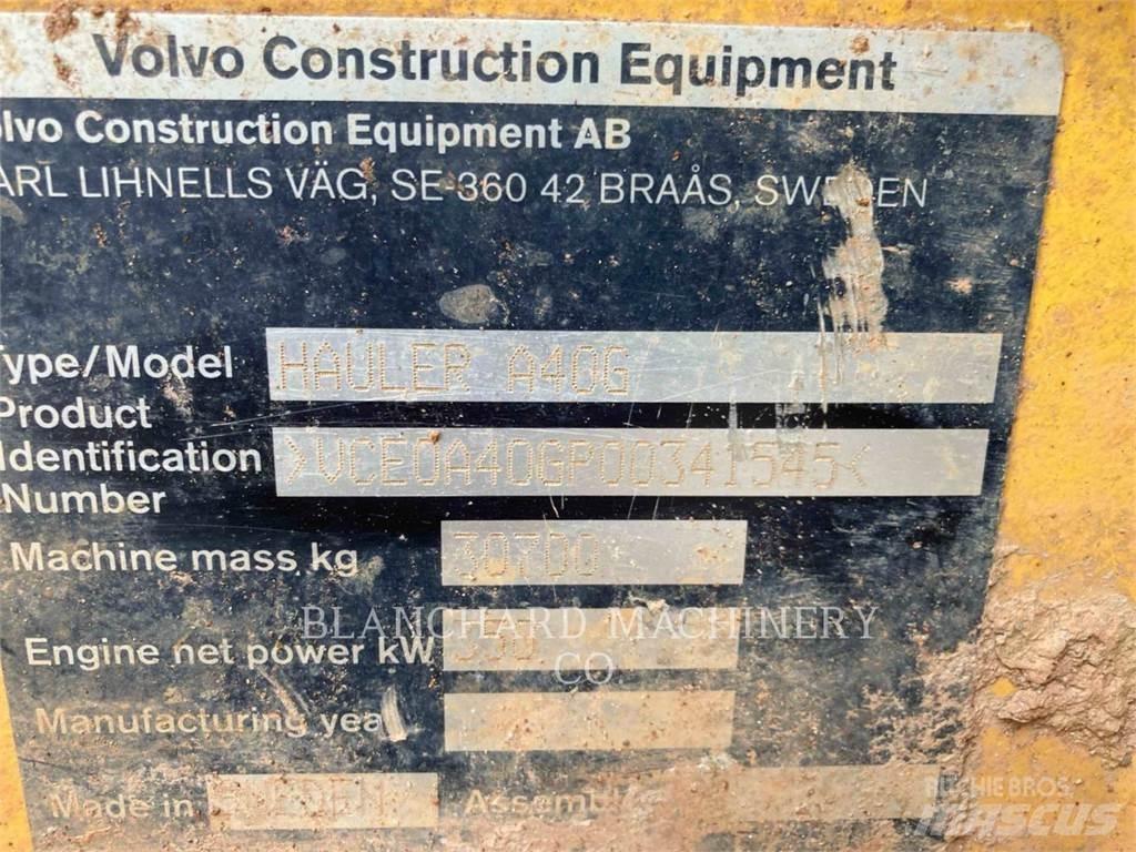 Volvo A40G Kloubové dempry