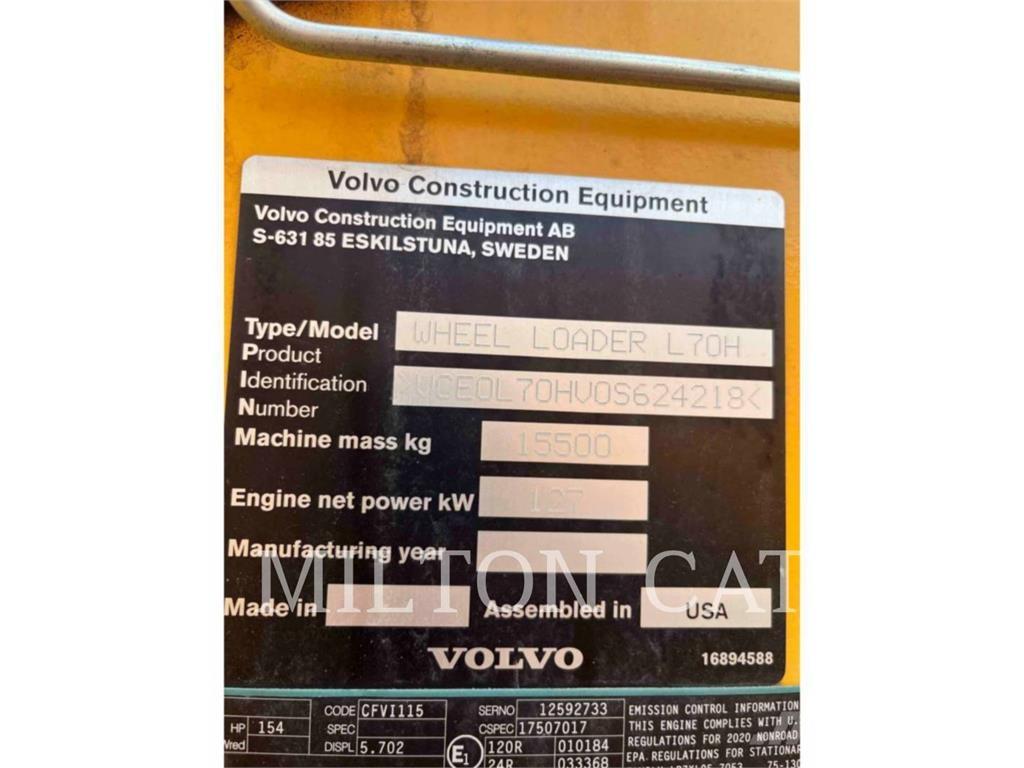 Volvo L70H Kolové nakladače