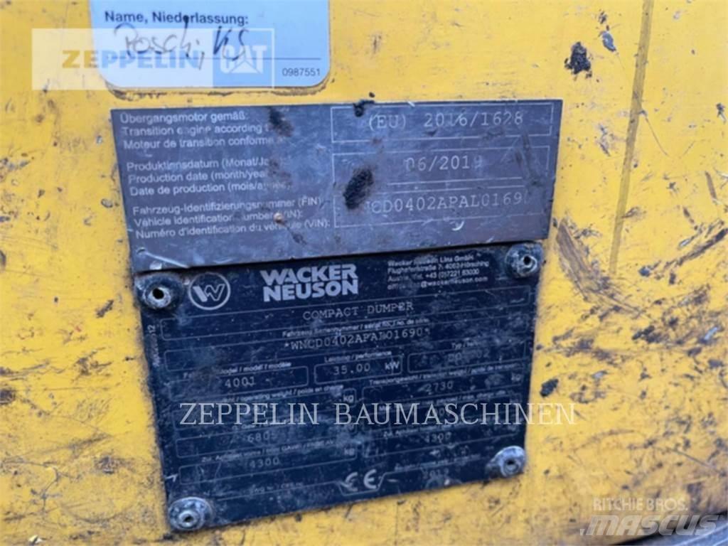 Wacker 4001 Kloubové dempry