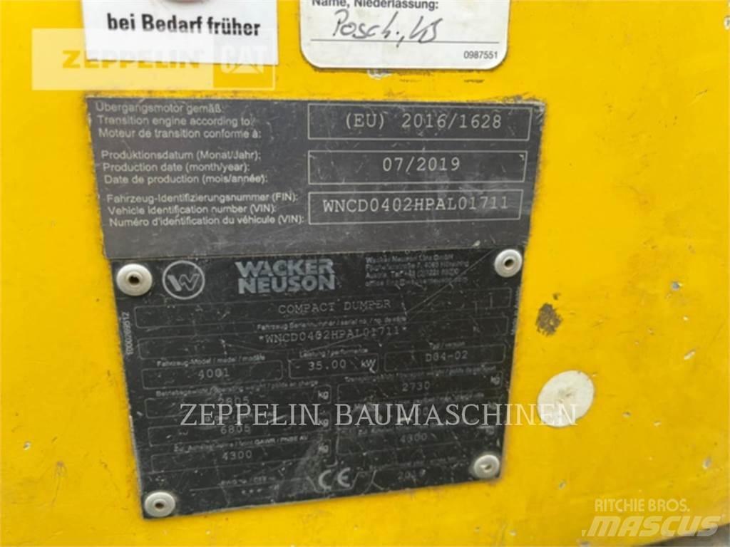 Wacker 4001 Kloubové dempry